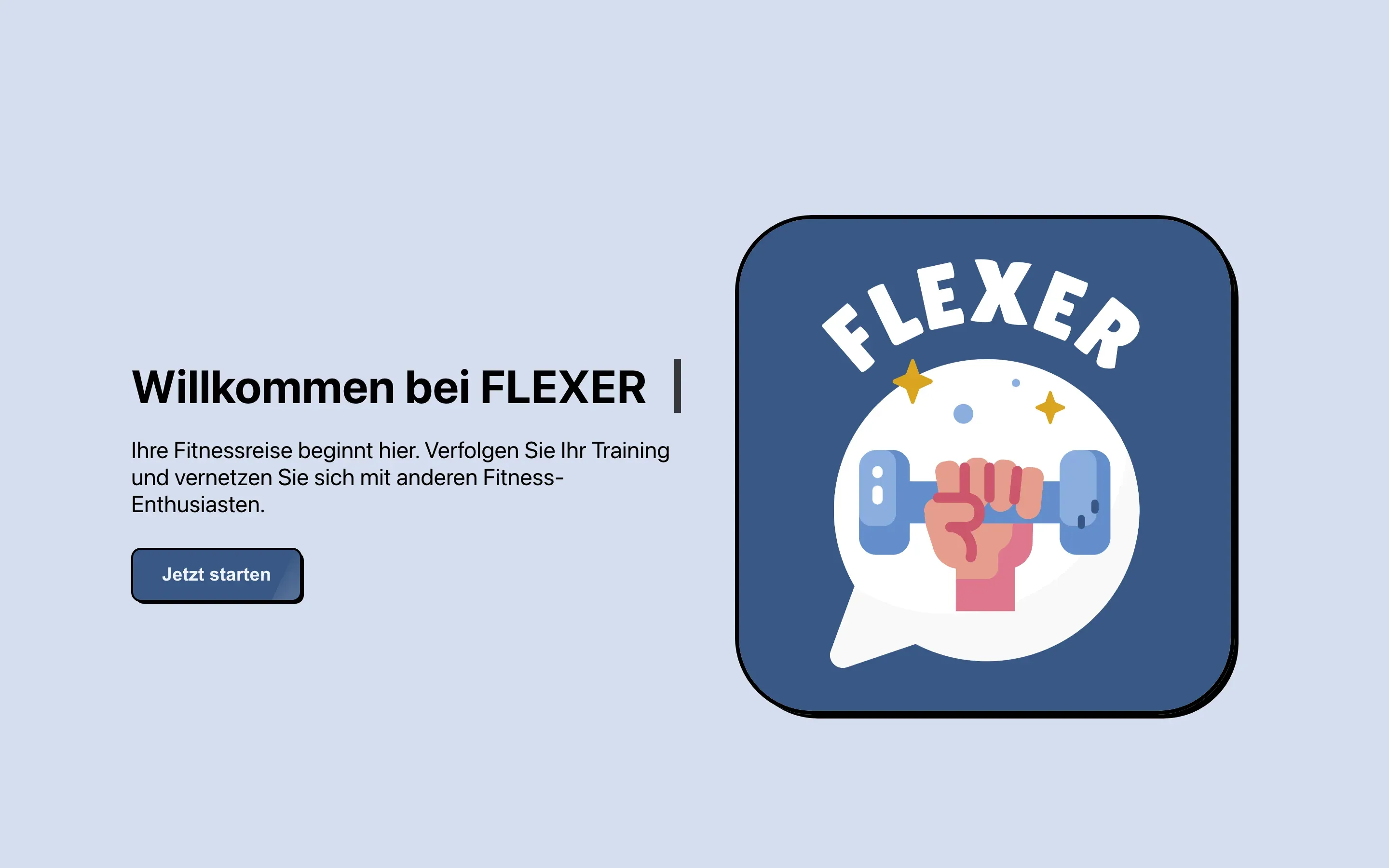 Flexer: The web app as it runs online today in a browser