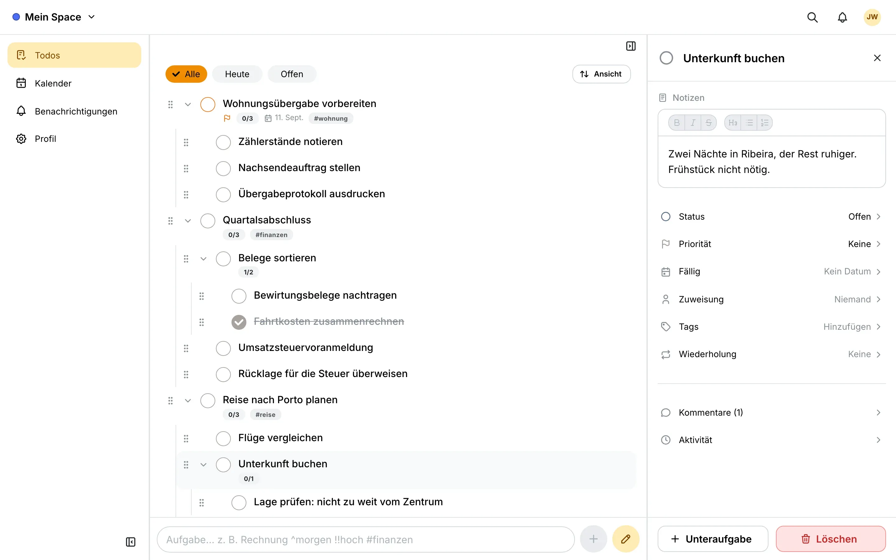 LiTha To-Do in a browser